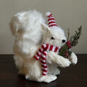 White Christmas Woodland Squirrel
